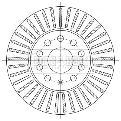 BORG & BECK Тормозной диск BBD5393